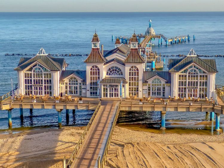Produktbild: CALVENDO Puzzle Seebr&uuml;cke in Sellin | 1000 Teile Lege-Gr&ouml;&szlig;e 64x48cm Foto-Puzzle f&uuml;r gl&uuml;ckliche Stunden