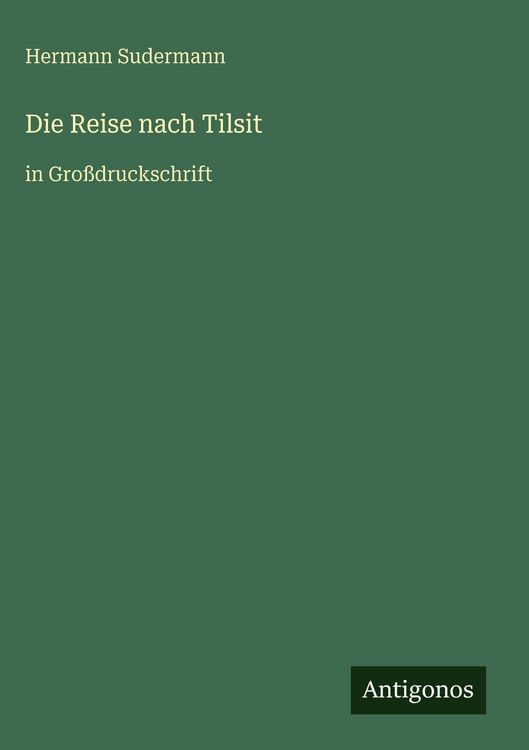 Produktbild: Die Reise nach Tilsit
