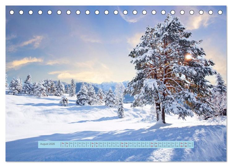Produktbild: Mittenwald rundherum ein Wintertraum (Tischkalender 2026 DIN A5 quer), CALVENDO Monatskalender