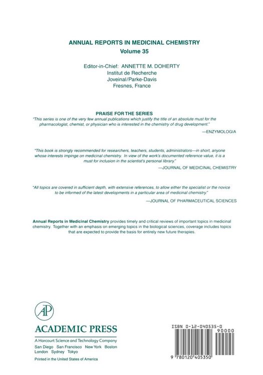 Produktbild: Annual Reports in Medicinal Chemistry