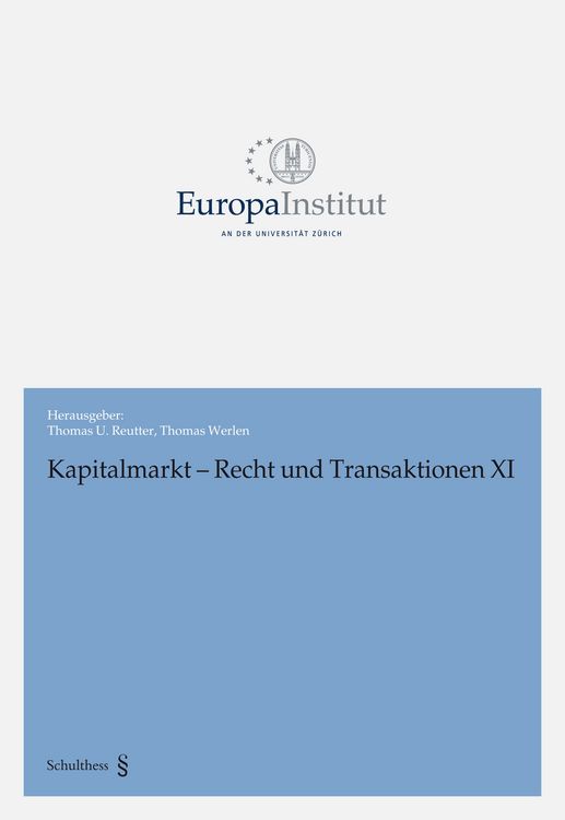 Produktbild: Kapitalmarkt - Recht und Transaktionen XI