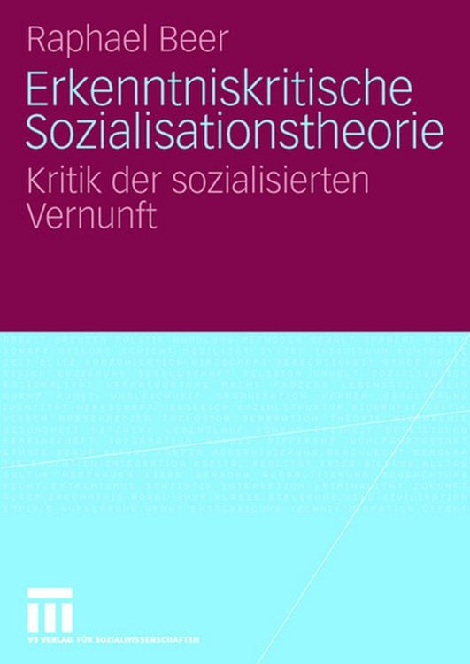 Produktbild: Erkenntniskritische Sozialisationstheorie