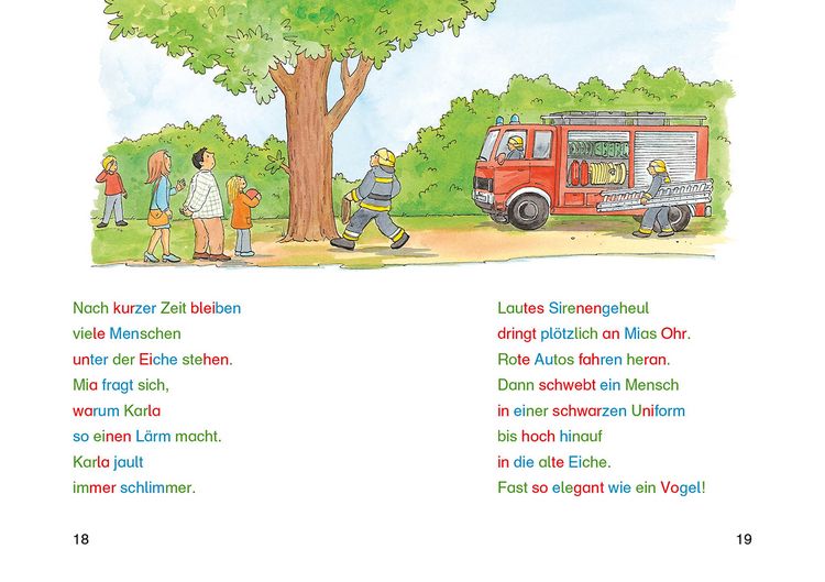 Produktbild: Silbengeschichten zum Lesenlernen - Feuerwehrgeschichten