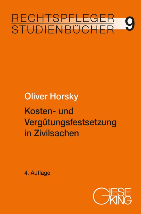 Produktbild: Kosten- und Verg&uuml;tungsfestsetzung in Zivilsachen