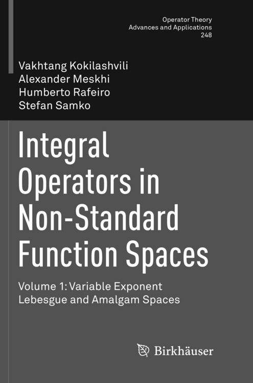Produktbild: Integral Operators in Non-Standard Function Spaces