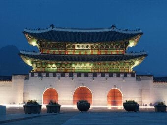 Produktbild: CALVENDO Puzzle Gwanghwamun, Haupttor des Gyeongbokgung Palace in Seoul | 1000 Teile Lege-Gr&ouml;&szlig;e 64x48cm Foto-Puzzle f&uuml;r gl&uuml;ckliche Stunden