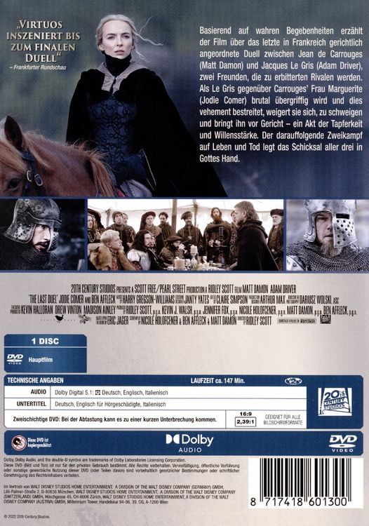 Produktbild: The Last Duel