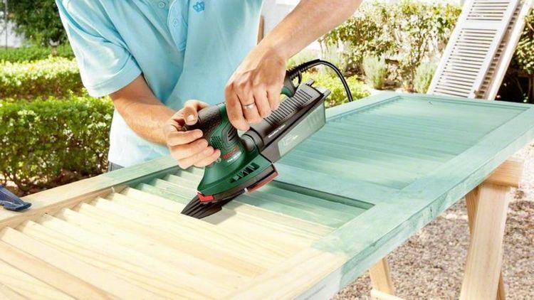 Produktbild: Bosch Home and Garden PSM 200 AES + SystemBox 06033B6002 Multischleifer 200W 92 x 182mm