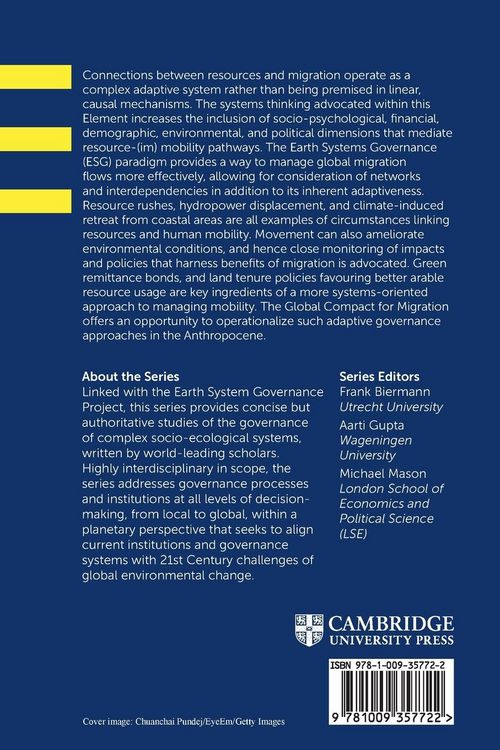 Produktbild: Adaptive Governance to Manage Human Mobility and Natural Resource Stress