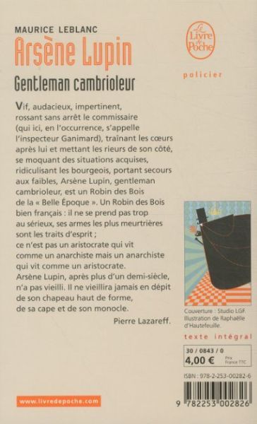 Produktbild: Ars&egrave;ne Lupin, Gentleman-Cambrioleur