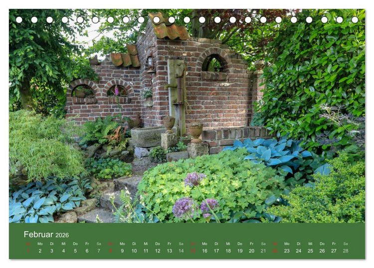 Produktbild: G&auml;rten in Westfalen &ouml;ffnen ihre Pforten (Tischkalender 2026 DIN A5 quer), CALVENDO Monatskalender