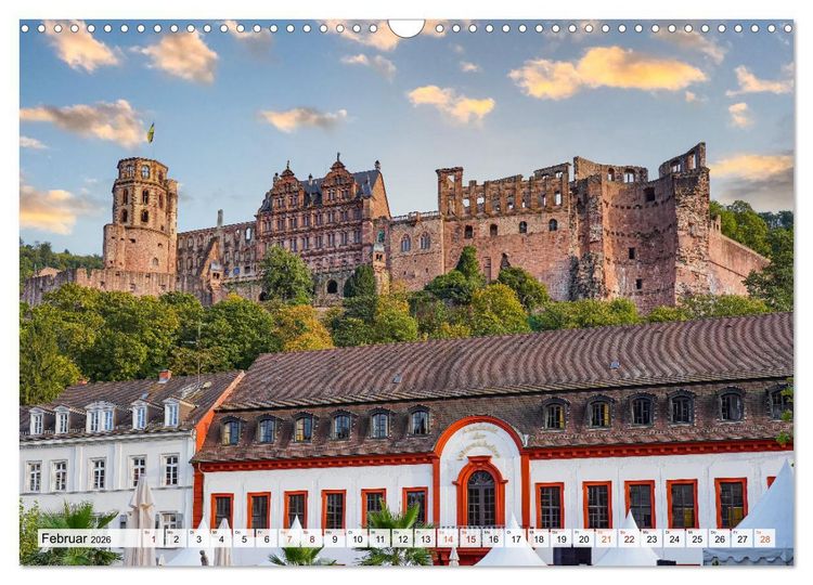 Produktbild: Heidelberg Impressionen (Wandkalender 2026 DIN A3 quer), CALVENDO Monatskalender