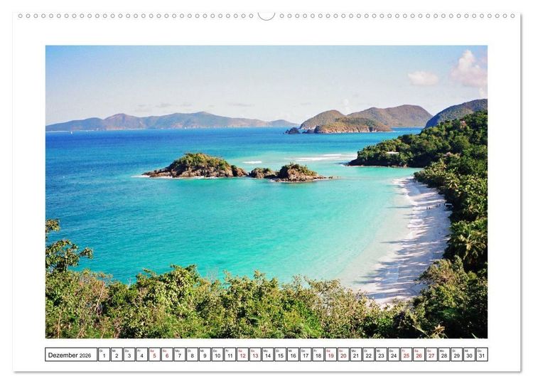 Produktbild: KARIBIK - die Vielfalt genie&szlig;en (hochwertiger Premium Wandkalender 2026 DIN A2 quer), Kunstdruck in Hochglanz