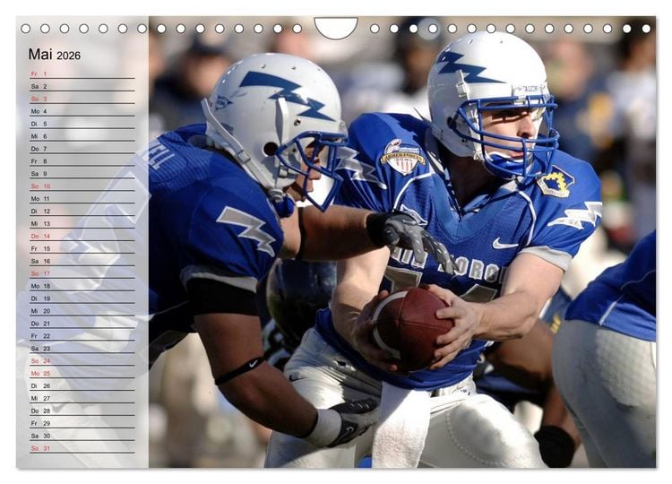 Produktbild: Sport. American Football (Wandkalender 2026 DIN A4 quer), CALVENDO Monatskalender