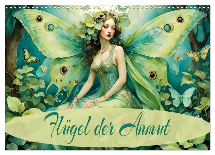 Produktbild: Fl&uuml;gel der Anmut (Wandkalender 2026 DIN A3 quer), CALVENDO Monatskalender