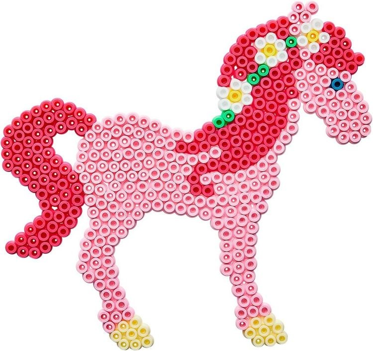 Produktbild: Hama 4070 - DIY B&uuml;gelperlen Midi 5+, Motiv Pegasus/Einhorn, 2000 St&uuml;ck