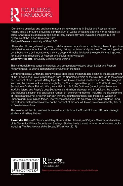 Produktbild: The Routledge Handbook of Soviet and Russian Military Studies