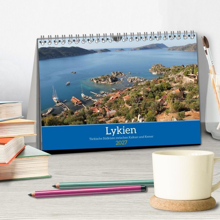 Produktbild: Lykien. T&uuml;rkische S&uuml;dk&uuml;ste zwischen Kalkan und Kemer (Tischkalender 2027 DIN A5 quer), CALVENDO Monatskalender
