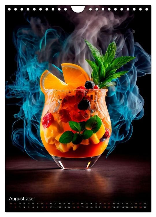 Produktbild: Cocktails - Bew&auml;hrter Genuss neu interpretiert (Wandkalender 2026 DIN A4 hoch), CALVENDO Monatskalender