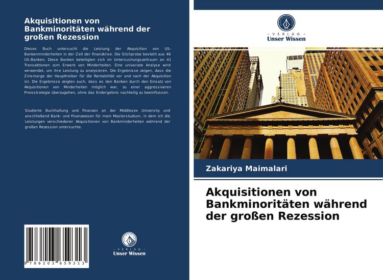 Produktbild: Akquisitionen von Bankminorit&auml;ten w&auml;hrend der gro&szlig;en Rezession