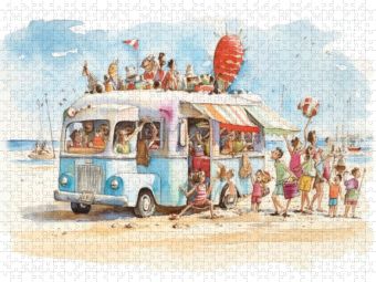 Produktbild: CALVENDO Puzzle Strandfreuden | 1000 Teile Lege-Gr&ouml;&szlig;e 64x48cm Foto-Puzzle f&uuml;r gl&uuml;ckliche Stunden
