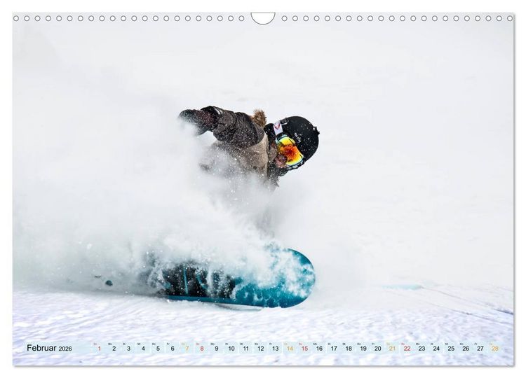 Produktbild: Snowboard - so cool (Wandkalender 2026 DIN A3 quer), CALVENDO Monatskalender