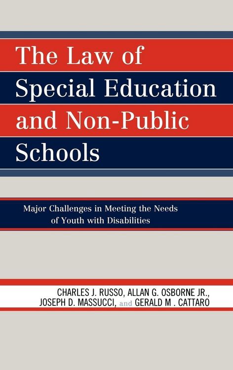 Produktbild: Law of Special Education and Non-Public Schools
