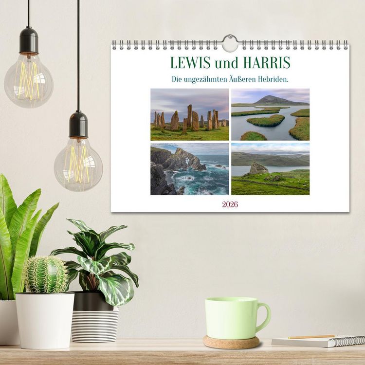 Produktbild: Lewis und Harris, die ungez&auml;hmten &Auml;u&szlig;eren Hebriden. (Wandkalender 2026 DIN A4 quer), CALVENDO Monatskalender