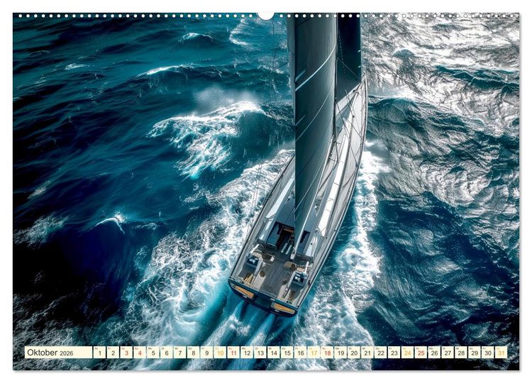 Produktbild: Segeln - sch&ouml;ne Momente (Wandkalender 2026 DIN A2 quer), CALVENDO Monatskalender