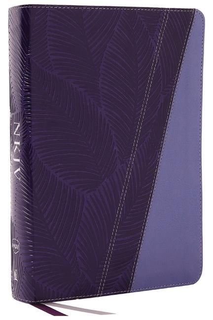 Produktbild: NKJV Study Bible, Leathersoft, Purple, Full-Color, Comfort Print