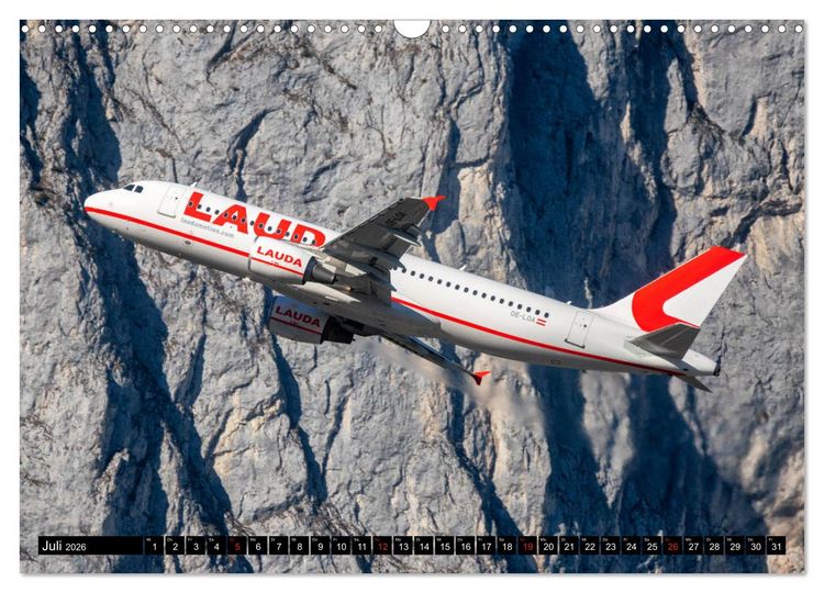 Produktbild: Flugzeugkalender (Wandkalender 2026 DIN A3 quer), CALVENDO Monatskalender