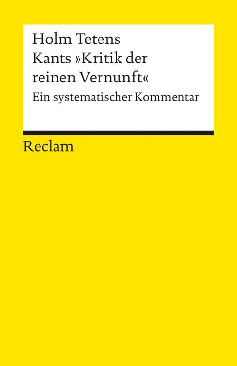 Bild vom Artikel Kants "Kritik der reinen Vernunft" vom Autor Holm Tetens