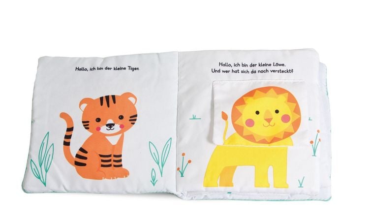 Produktbild: Mein Kuschel-Klappen-Stoffbuch. Welches Tier versteckt sich hier? Wilde Tiere
