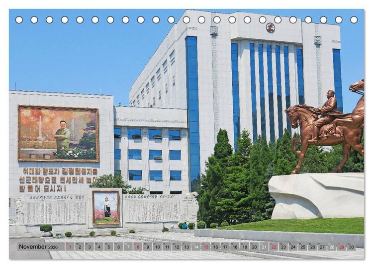 Produktbild: PJ&Ouml;NGJANG Streifzug durch eine leere Stadt (Tischkalender 2026 DIN A5 quer), CALVENDO Monatskalender