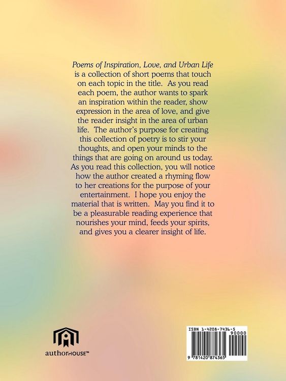 Produktbild: Poems of Inspiration, Love, and Urban Life