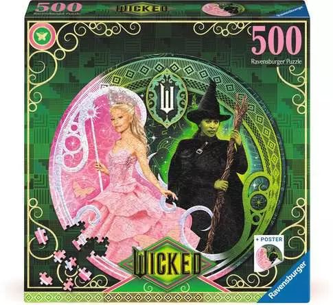 Produktbild: Erwachsenenpuzzle 500 Teile - Wicked - Eine Geschichte in zwei H&auml;lften