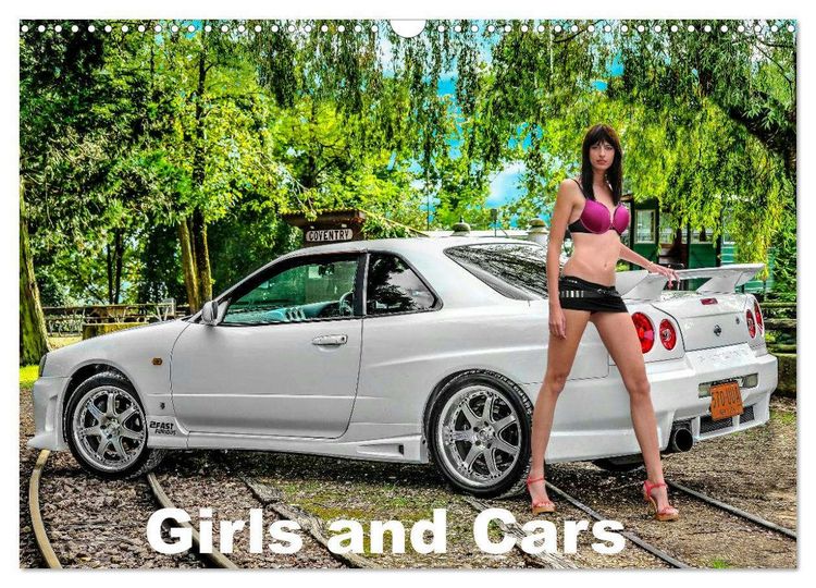 Produktbild: Girls and Cars (Wall Calendar 2026 DIN A3 landscape), CALVENDO 12 Month Wall Calendar