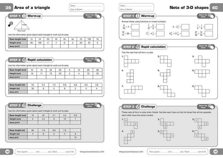 Produktbild: Letts 5-Minute Maths Mastery Age 10-11