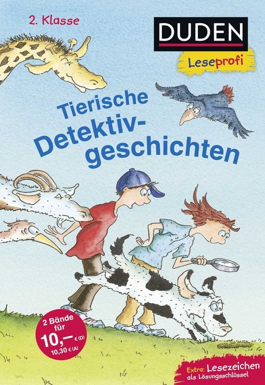 Produktbild: Duden Leseprofi &ndash; Tierische Detektivgeschichten, 2. Klasse (DB)