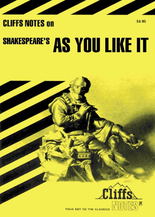 Produktbild: CliffsNotes on Shakespeare's As You Like It