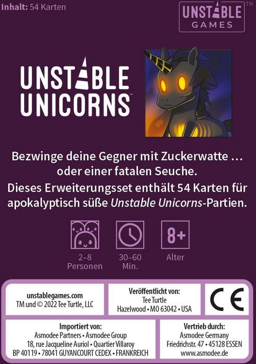 Produktbild: Unstable Unicorns Regenbogen-Apokalypse Erweiterungsset