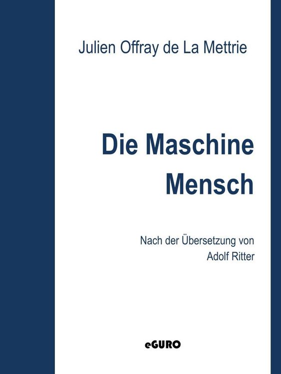 Produktbild: DIe Maschine Mensch