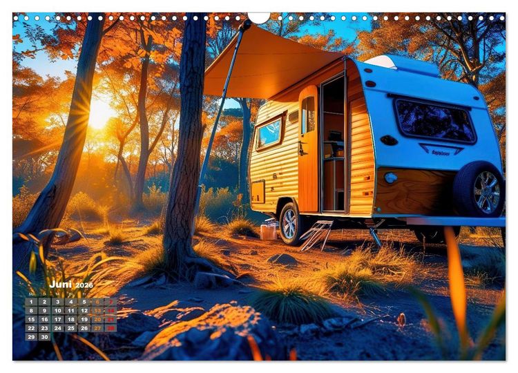 Produktbild: Vanlife - Caravan Abenteuer (Wandkalender 2026 DIN A3 quer), CALVENDO Monatskalender