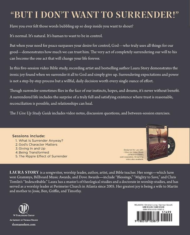 Produktbild: The I Give Up Bible Study Guide