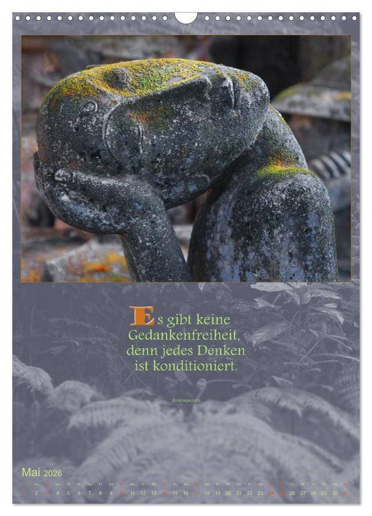 Produktbild: G&ouml;tter, D&auml;monen und Weisheiten aus Fernost (Wandkalender 2026 DIN A3 hoch), CALVENDO Monatskalender