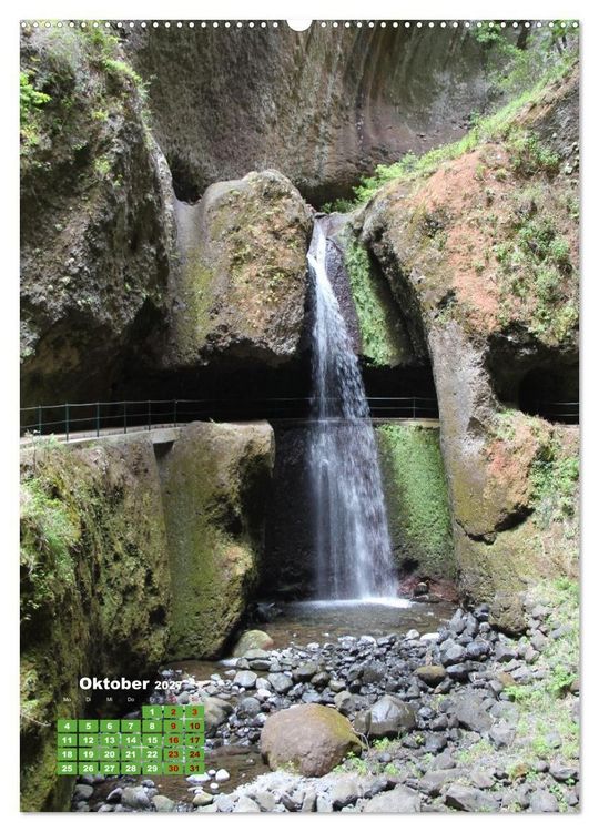 Produktbild: Levadas auf Madeira. Wildromantische Wanderwege (Wandkalender 2027 DIN A2 hoch), CALVENDO Monatskalender