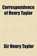 Produktbild: Correspondence of Henry Taylor