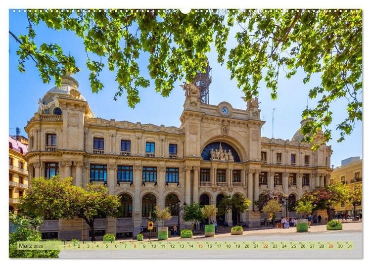 Produktbild: Zauberhaftes Valencia (hochwertiger Premium Wandkalender 2026 DIN A2 quer), Kunstdruck in Hochglanz