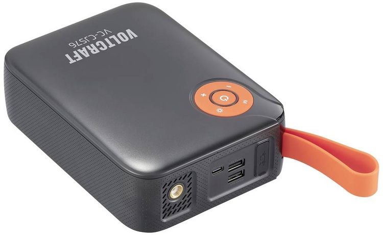 Produktbild: VOLTCRAFT Schnellstartsystem VC-CJS76 VC-16024485 Starthilfestrom (12 V)=300A 12 V-Ausgang 2x, USB-Steckdose 2x, Lade- und