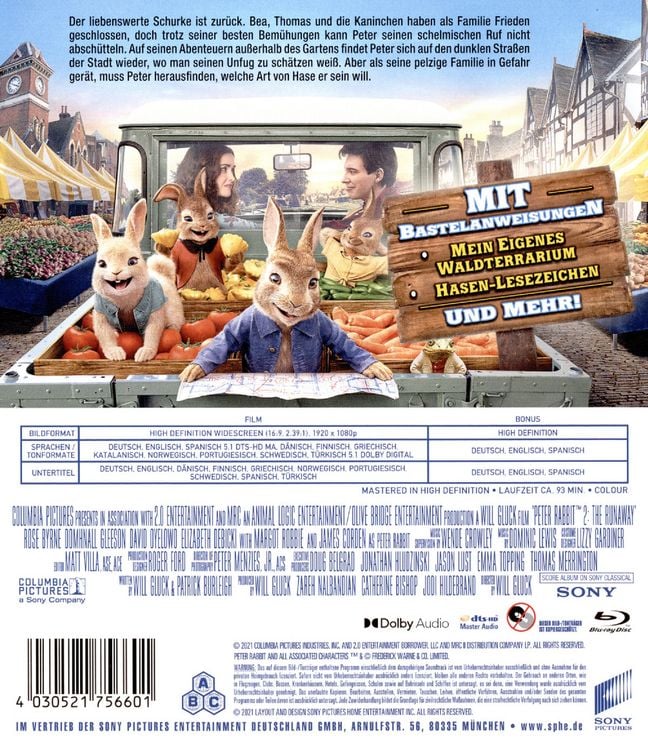 Produktbild: Peter Hase 2 - Ein Hase macht sich vom Acker